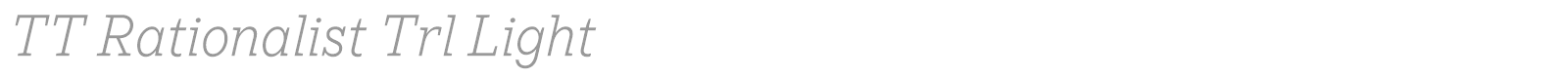 TT Rationalist font preview